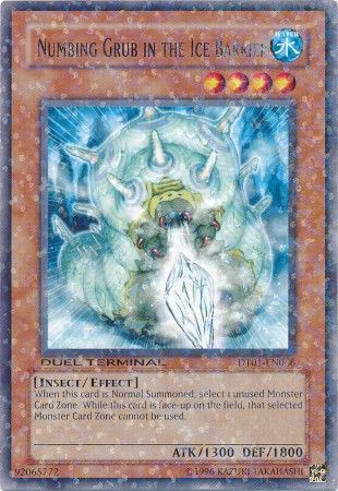 Numbing Grub in the Ice Barrier - DT01-EN066 - Rare Parallel Rare available at 401 Games Canada