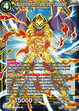 Nuova Shenron, Flame Shot Unleashed - BT12-109 - Super Rare available at 401 Games Canada