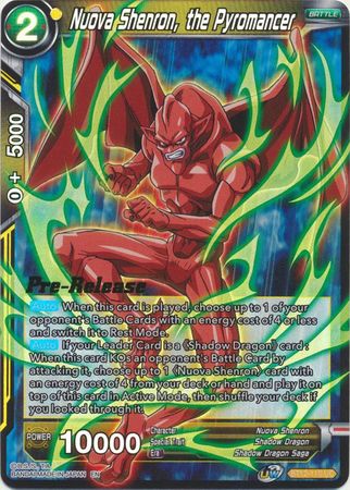 Nuova Shenron, the Pyromancer - BT12-110 - Promo (Series 12 Pre-Release) (Foil) available at 401 Games Canada