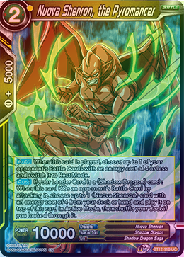 Nuova Shenron, the Pyromancer - BT12-110 - Uncommon (FOIL) available at 401 Games Canada