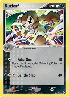 Nuzleaf - 36/108 - Uncommon available at 401 Games Canada