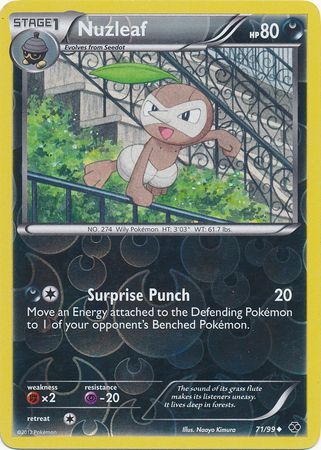 Nuzleaf - 71/99 - Uncommon - Reverse Holo available at 401 Games Canada