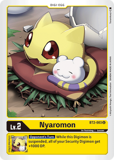 Nyaromon - BT2-003 - Uncommon available at 401 Games Canada