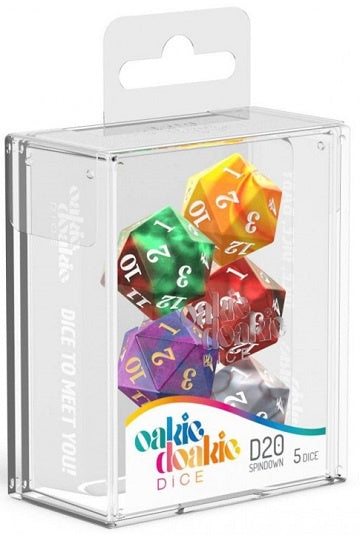 Oakie Doakie Dice - 5d20 Spindown - Gemdice available at 401 Games Canada