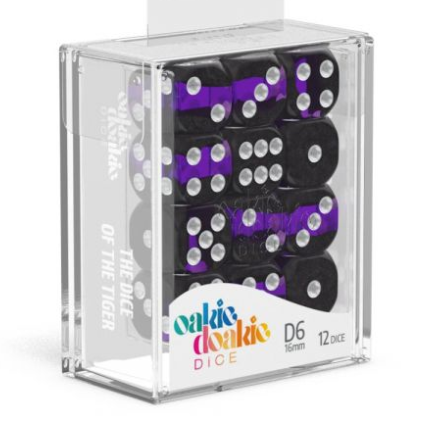 Oakie Doakie Dice Set - 12D6 - Enclave - Amethyst available at 401 Games Canada