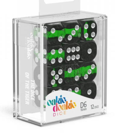 Oakie Doakie Dice Set - 12D6 - Enclave - Emerald available at 401 Games Canada