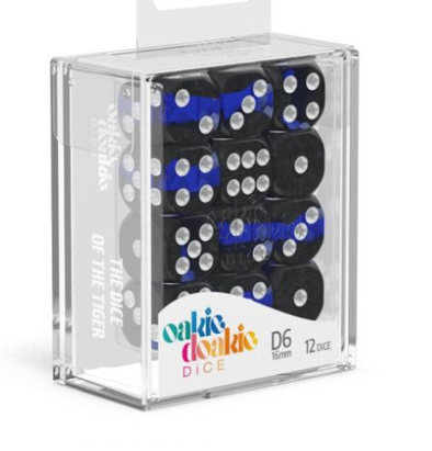 Oakie Doakie Dice Set - 12D6 - Enclave - Sapphire available at 401 Games Canada