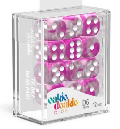 Oakie Doakie Dice Set - 12D6 - Gemidice - Magnolia available at 401 Games Canada