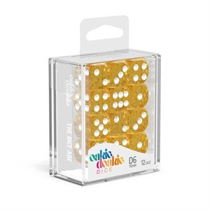 Oakie Doakie Dice Set - 12D6 - Translucent - Orange available at 401 Games Canada