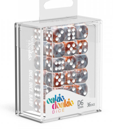 Oakie Doakie Dice Set - 36D6 - Gemidice - Silver Rust available at 401 Games Canada