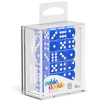 Oakie Doakie Dice Set - 36D6 - Solid - Blue available at 401 Games Canada