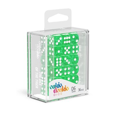 Oakie Doakie Dice Set - 36D6 - Speckled - Green available at 401 Games Canada