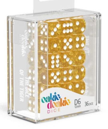 Oakie Doakie Dice Set - 36D6 - Speckled - Orange available at 401 Games Canada