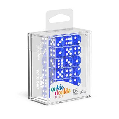 Oakie Doakie Dice Set - 36D6 - Translucent - Blue available at 401 Games Canada