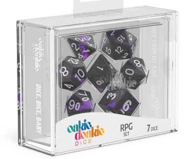 Oakie Doakie Dice Set - 7 Piece - Enclave - Amethyst available at 401 Games Canada