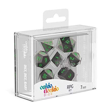 Oakie Doakie Dice Set - 7 Piece - Metal - Matrix available at 401 Games Canada