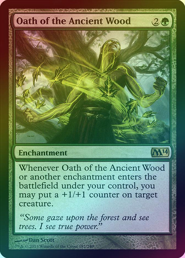 Oath of the Ancient Wood (Foil) (M14) available at 401 Games Canada