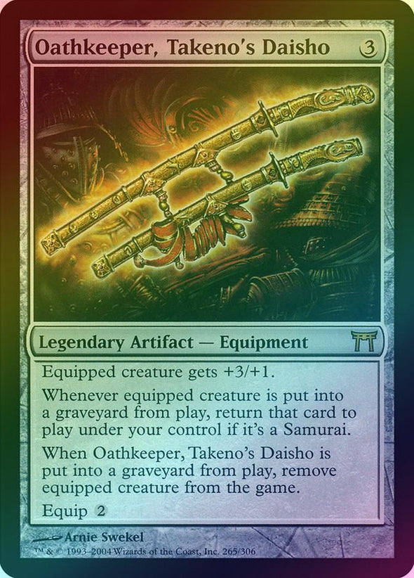Oathkeeper, Takeno's Daisho (Foil) (CHK) available at 401 Games Canada