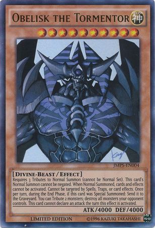 Obelisk the Tormentor - JMPS-EN004 - Ultra Rare available at 401 Games Canada