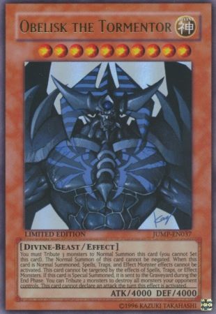Obelisk the Tormentor - JUMP-EN037 - Ultra Rare available at 401 Games Canada