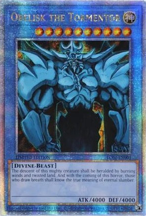 Obelisk the Tormentor - LC01-EN001 - Quarter Century Secret Rare - Limited Edition available at 401 Games Canada