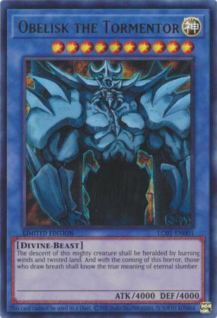 Obelisk the Tormentor - LC01-EN001 - Ultra Rare - Limited Edition available at 401 Games Canada