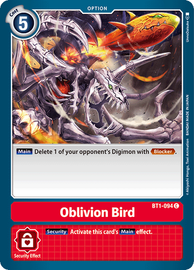 Oblivion Bird - BT1-094 - Common available at 401 Games Canada