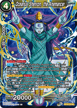 Oceanus Shenron, the Anemancer - BT12-113 - Super Rare available at 401 Games Canada