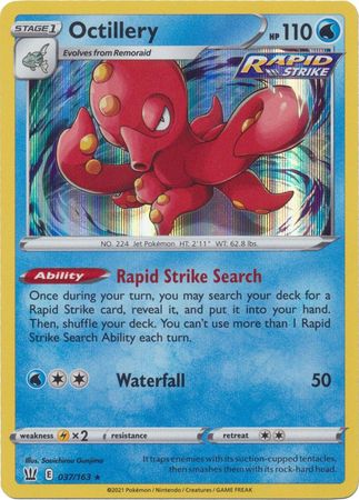 Octillery - 037/163 - Holo Rare available at 401 Games Canada