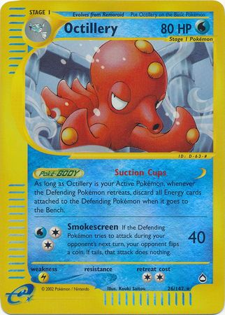 Octillery - 26/147 - Rare - Reverse Holo available at 401 Games Canada