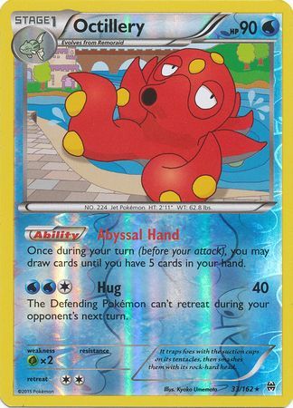 Octillery - 33/162 - Holo Rare - Reverse Holo available at 401 Games Canada