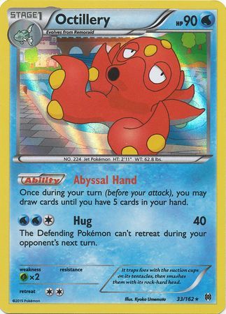 Octillery - 33/162 - Holo Rare available at 401 Games Canada