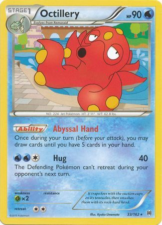 Octillery - 33/162 - Rare - Theme Deck Exclusive available at 401 Games Canada