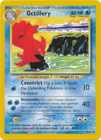 Octillery - 34/64 - Uncommon - Unlimited available at 401 Games Canada