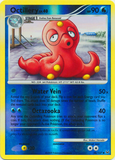 Octillery - 58/127 - Uncommon - Reverse Holo available at 401 Games Canada