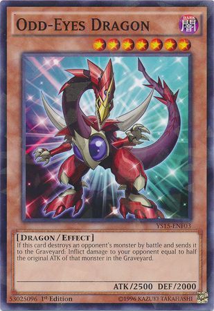 Odd-Eyes Dragon - YS15-ENF03 - Shatterfoil Rare - 1st Edition available at 401 Games Canada