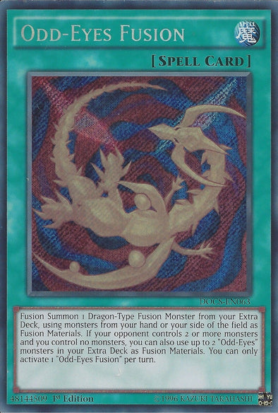 Odd-Eyes Fusion - DOCS-EN063 - Secret Rare - 1st Edition available at 401 Games Canada