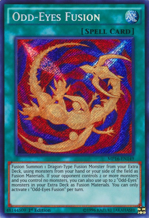 Odd-Eyes Fusion - MP16-EN149 - Secret Rare - 1st Edition available at 401 Games Canada