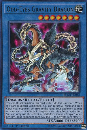 Odd-Eyes Gravity Dragon - BOSH-EN043 - Ultra Rare - 1st Edition available at 401 Games Canada