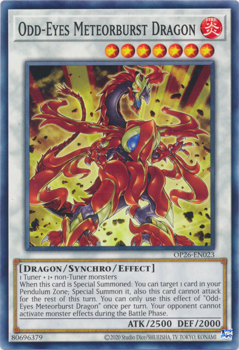 Odd-Eyes Meteorburst Dragon - OP26-EN023 - Common - Unlimited