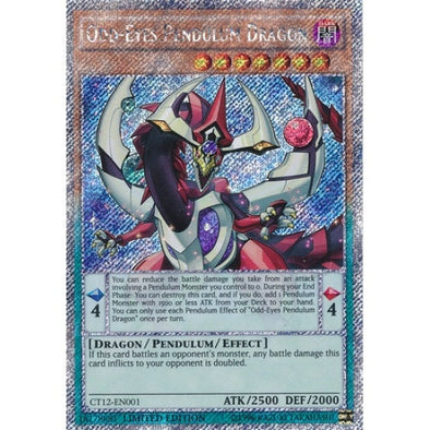 Odd-Eyes Pendulum Dragon - CT12-EN001 - Platinum Secret Rare - Limited Edition available at 401 Games Canada