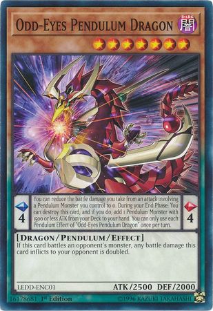 Odd-Eyes Pendulum Dragon - LEDD-ENC01 - Common - 1st Edition available at 401 Games Canada