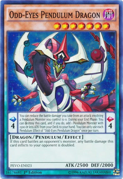 Odd-Eyes Pendulum Dragon - PEVO-EN023 - Super Rare - 1st Edition available at 401 Games Canada