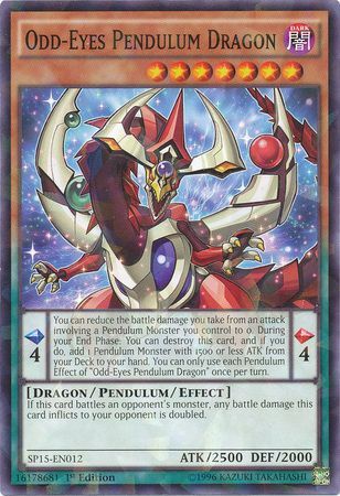 Odd-Eyes Pendulum Dragon - SP15-EN012 - Shatterfoil Rare - 1st Edition available at 401 Games Canada