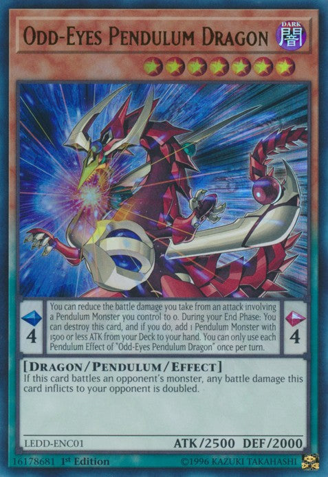 Odd-Eyes Pendulum Dragon (UR) - LEDD-ENC01 - Ultra Rare - 1st Edition available at 401 Games Canada