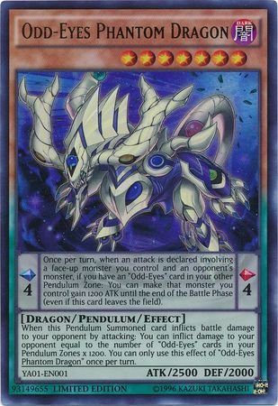 Odd-Eyes Phantom Dragon - YA01-EN001 - Ultra Rare available at 401 Games Canada