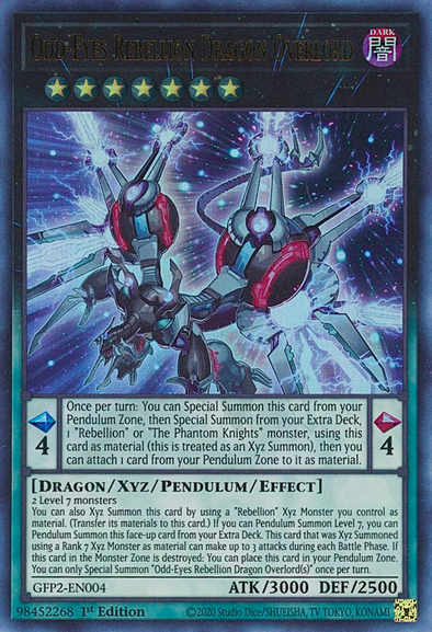 Odd-Eyes Rebellion Dragon Overlord - GFP2-EN004 - Ultra Rare - 1st Edition available at 401 Games Canada