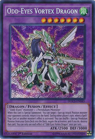 Odd-Eyes Vortex Dragon - DOCS-EN045 - Secret Rare - 1st Edition available at 401 Games Canada