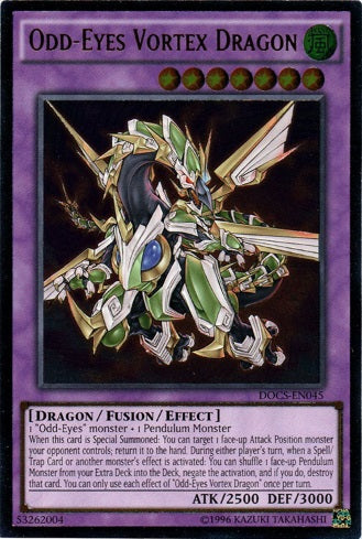 Odd-Eyes Vortex Dragon - DOCS-EN045 - Ultimate Rare - Unlimited available at 401 Games Canada