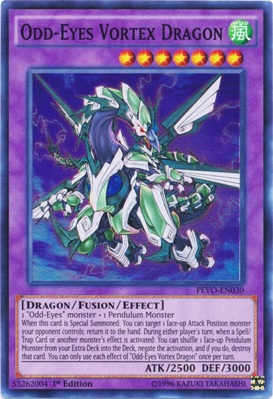 Odd-Eyes Vortex Dragon - PEVO-EN030 - Super Rare - 1st Edition available at 401 Games Canada